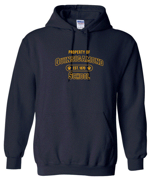 Quinsigamond School Hoodie - Navy