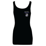 The Black & White Thin Blue Line women's tank