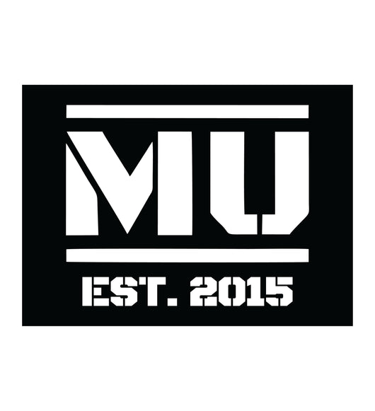 MU1 two side flag with black out.  3x5