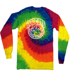 (Boylston Bobcats) Moondance Long sleeve tie-dye ADULT CD200