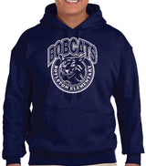 (Boylston Bobcats) Sport Grey Hooded Sweatshirt- ADULT G185