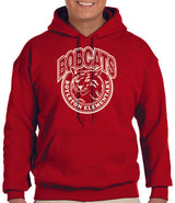 (Boylston Bobcats) Sport Grey Hooded Sweatshirt- ADULT G185