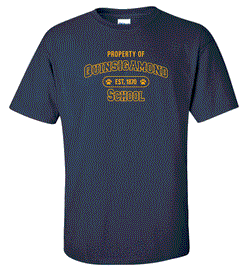 Quinsigamond School T Shirt - NAVY